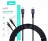 AUKEY CB-SCC241 kabel USB-C - USB-C 1m 240W PD 5A 20V silikonowy czarny